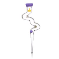Aleaf Clear Glass Bubble Straw