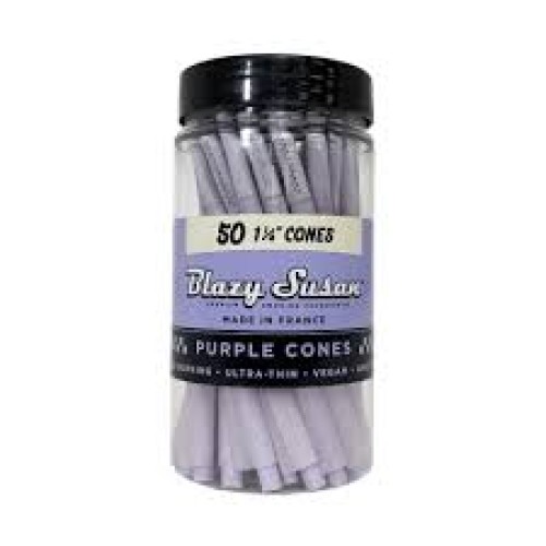 Blazy Susan Cones 1 1/4 50ct Jar PURPLE