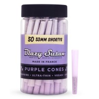 Blazy Susan Purple Cones 53mm 50ct Jar*