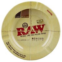 Raw Round Metal Ashtray